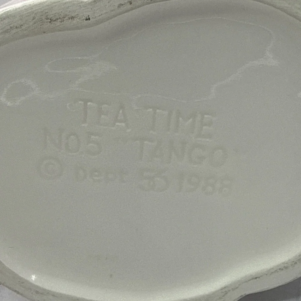 Vintage‎ Dept 56 Teatime Tango No. 5 Teapot 1988 Japan 7